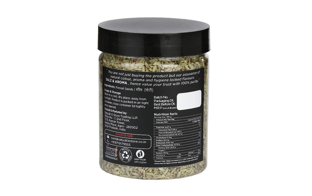 Salz & Aroma Fennel Seed    Jar  250 grams